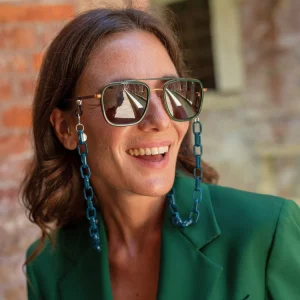 COTI-FILEY eyewear chain-Petrol colour
